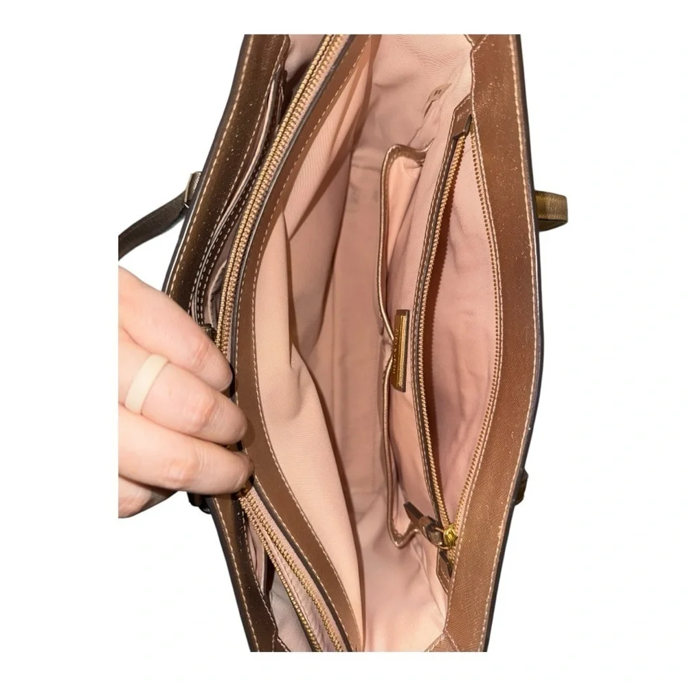 Tory Burch ~Rose Gold Tote~ Pre-Owned